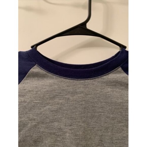 Joe Boxer Boys Long Sleeve Shirt Crew Neck Size Large Gray/Blue - Picture 2 of 6